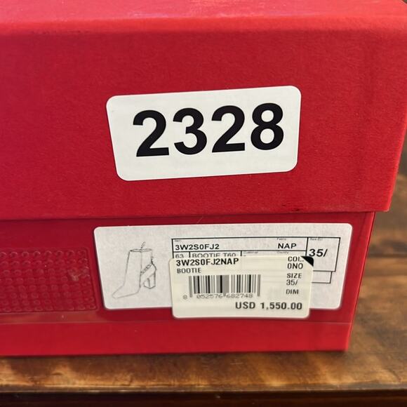 Valentino Garavani Rockstud Leather Block Heel Side Zip Booties NEW EU 35/US 5 - Picture 15 of 16